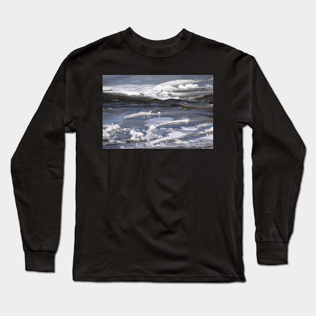 Icy River. Long Sleeve T-Shirt by CanadianWild418